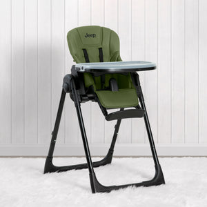 Jeep Classic Convertible 2-in-1 High Chair for Babies and Toddlers with Adjustable Height, Recline & Footrest 2