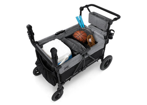 Jeep Wrangler Deluxe 4 Seater Stroller Wagon Grey Shadow (2363) 4