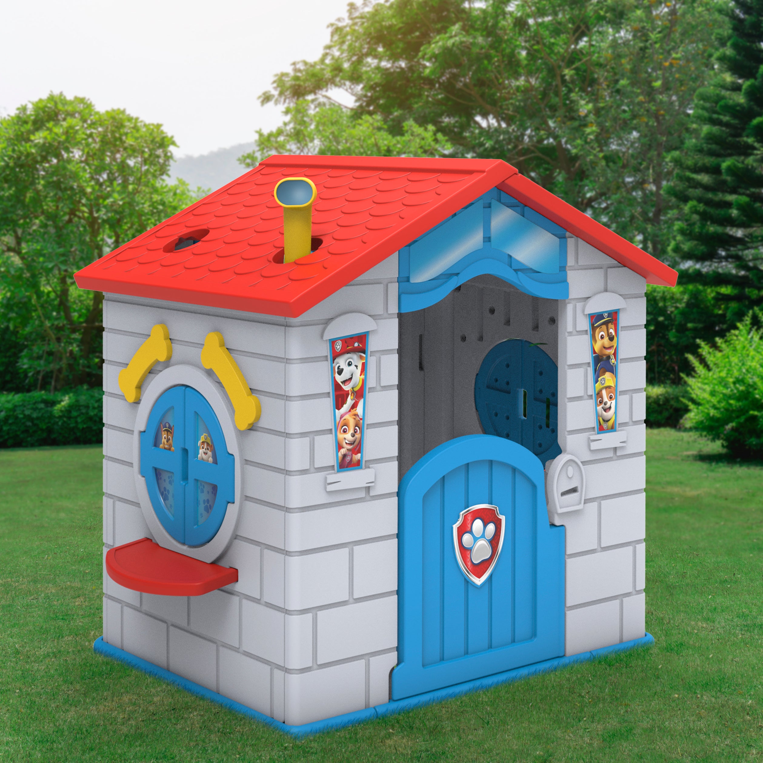 PAW Patrol Plastic Indoor/Outdoor Playhouse with Easy Assembly by Delta Children