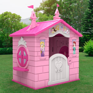 Disney Princess Plastic Indoor/Outdoor Playhouse with Easy Assembly by Delta Children 7