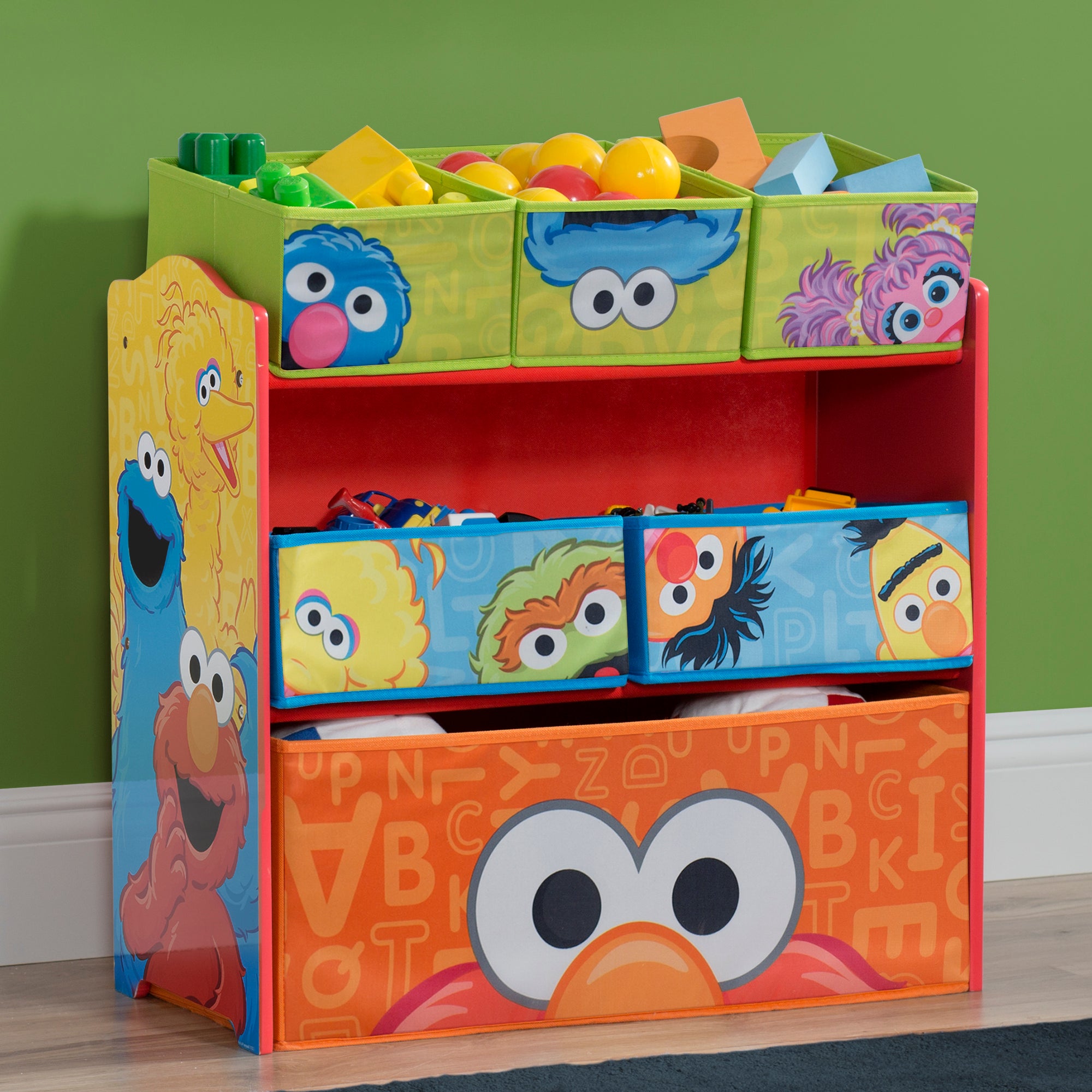 Sesame Street Multi-Bin Toy Organizer