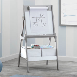 Classic Kids Whiteboard/Dry Erase Easel with Paper Roll and Storage 18