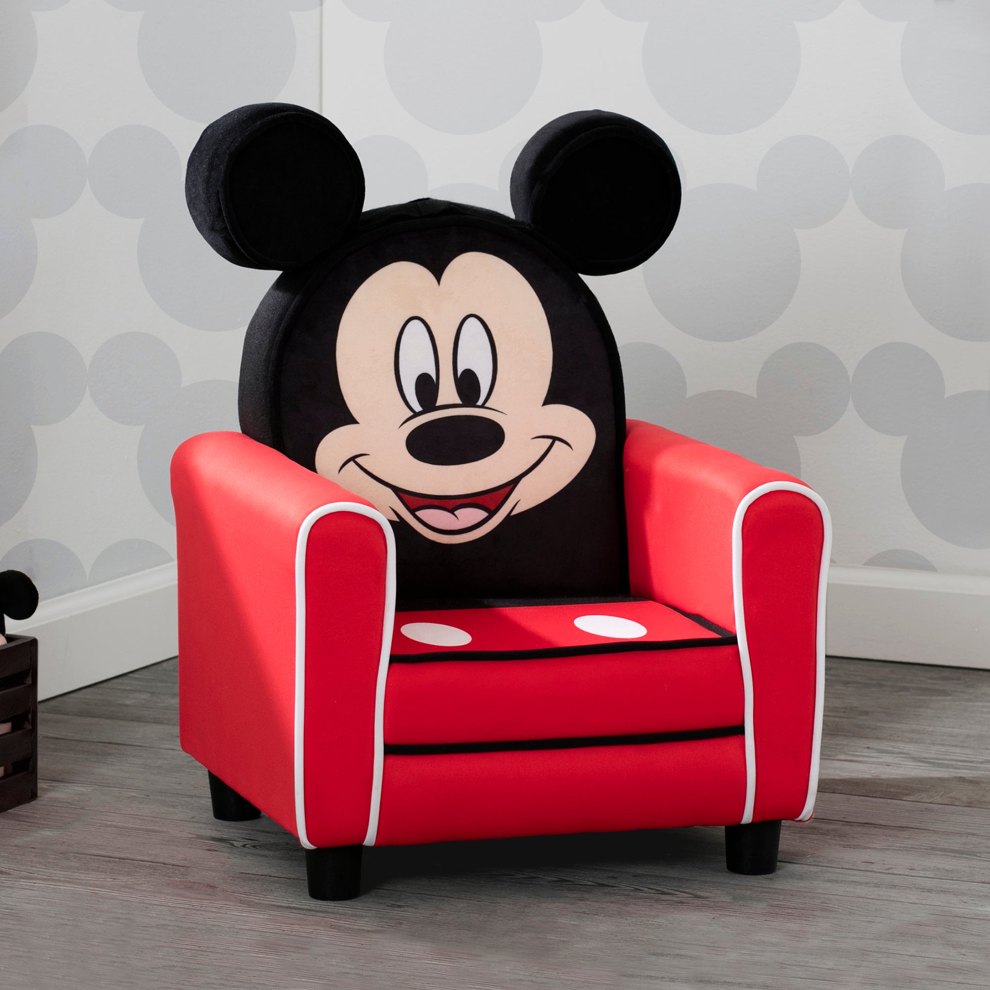 Mickey Mouse Figural Upholstered Kids Chair