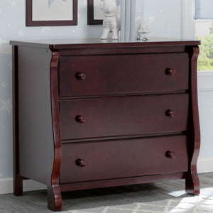 Universal 3 Drawer Dresser with Interlocking Drawers 4