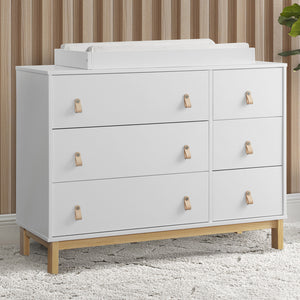 babyGap Legacy 6 Drawer Dresser with Leather Pulls and Interlocking Drawers 7