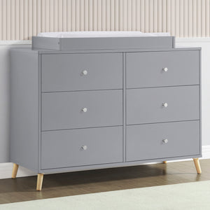 Jordan 6 Drawer Dresser with Interlocking Drawers 10