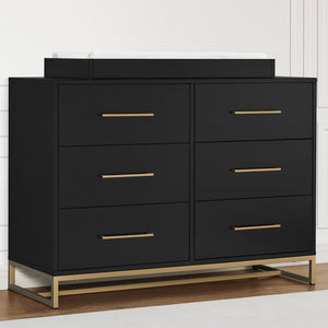 Jade 6 Drawer Dresser with Interlocking Drawers 1