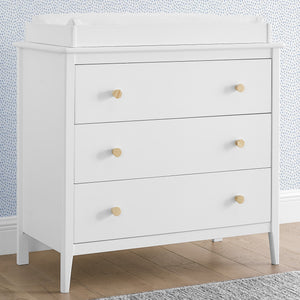 Casey 3 Drawer Dresser with Interlocking Drawers 7