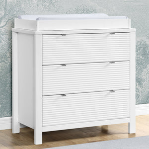 Cassie 3 Drawer Dresser with Changing Top 1