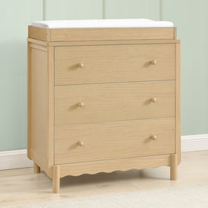 William 3 Drawer Dresser with Changing Top and Interlocking Drawers 13