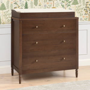 Serena 3 Drawer Dresser with Changing Top and Interlocking Drawers 11