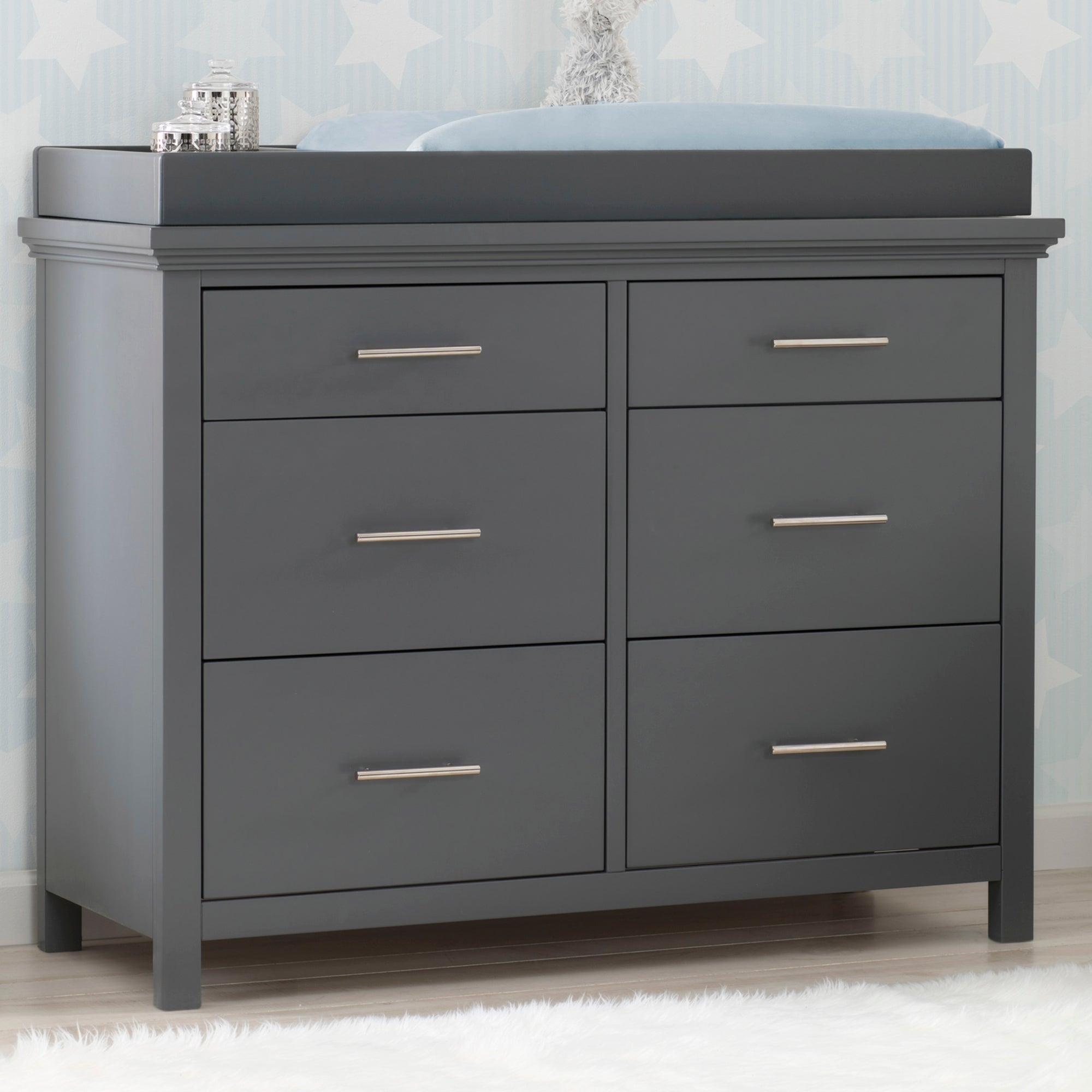 Avery 6 Drawer Dresser with Changing Top