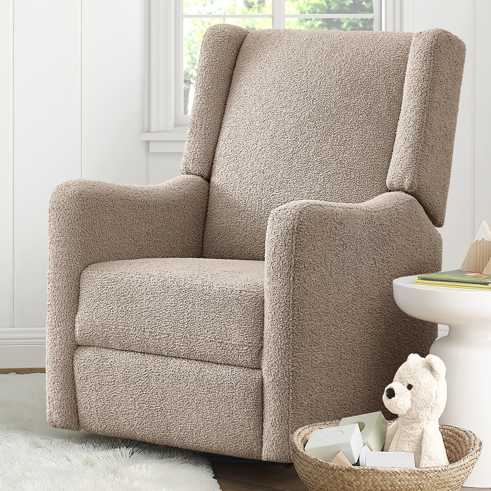 Mercer Electronic Power Recliner and Swivel Glider with USB-A and Type-C Ports in Stain-Resistant Performance Fabric