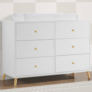 Essex 6 Drawer Dresser with Interlocking Drawers 2