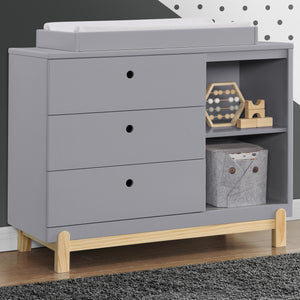 Poppy 3 Drawer Dresser with Cubbies 11