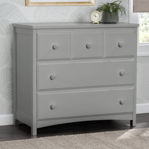 3 Drawer Dresser with Interlocking Drawers 22