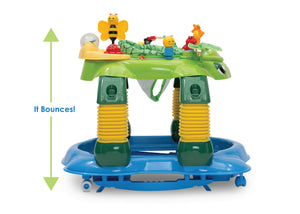 Delta Children Mason the Turtle (365) Lil’ Play Station 4-in-1 Activity Walker Detail Silo View 8