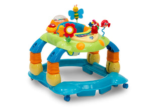 Delta Children Blue Walker (456) Lil’ Play Station 4-in-1 Activity Walker Right Silo View 10