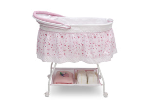 Delta Children Classic Princess (2208) Ultimate Sweet Beginnings Bassinet, Side View f2f 3