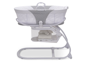 2-in-1 Moses Basket Bedside Bassinet Sleeper Grey (2130) 3