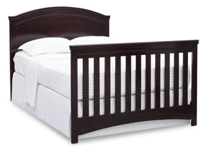 Simmons Kids Black Espresso (907) Emma Crib 'N' More Angled Full Size Bed Conversion View b6b 5