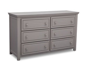 Simmons Kids Rustic Haze (940) Oakmont 6 Drawer Dresser, Side View b2b 6