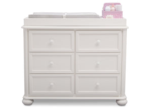 Simmons Kids Bianca (130) Peyton 6 Drawer Dresser Front View a2a 3