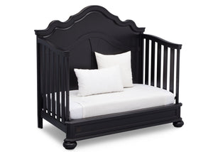 Simmons Kids Ebony (0011) Peyton Crib n' more Daybed conversion side view b5b 11