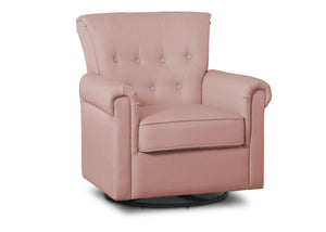 DCB:  Blush (636) Harper Nursery Glider Swivel Rocker Chair (525310), Right View, a3a 4