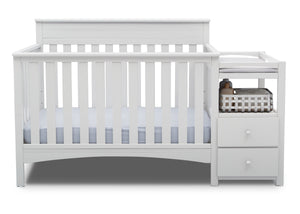 Delta Children Bianca White (130) Presley Convertible Crib N Changer (530260) 14