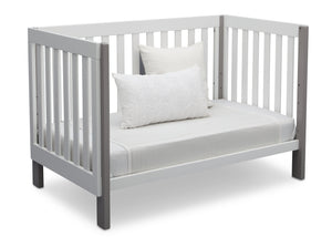 Delta Children Bianca with Grey (166) Bellevue 3-in-1 Crib, Daybed Conversion b6b 13