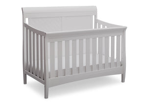 Delta Children Bianca (130) Bennington Elite Sleigh 4-in-1 Convertible Crib (550650), Right Angle, b3b 5