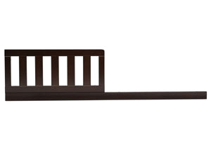 Delta Children Dark Chocolate (207) Daybed/Toddler Guardrail Kit, front view c1c 3