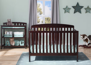 Delta Children Dark Chocolate (207) Brayden 4-in-1 Crib, Room Shot c0c 2