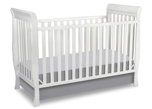 Delta Children White (100) Charleston/Glenwood 3-in-1 Crib, Crib Conversion  13