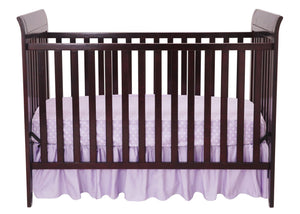 Delta Children Dark Chocolate (207) Parkside 3-in-1-Crib, Crib Conversion b1b 1