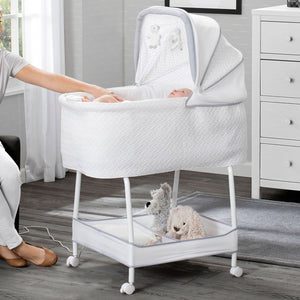 Silent Auto Gliding Elite Bassinet - Basketweave (2113) 701405-2113 9