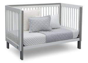 Serta Fremont 3-in-1 Convertible Crib Bianca White with Grey (166) Daybed c5c 17