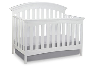 Delta Children White (100) Bentley 4-in-1 Crib, Crib Conversion a2a 4