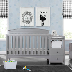 Abby Crib N Changer Grey (026) 22