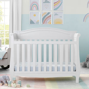 Lancaster 4-in-1 Convertible Crib Delta Children Bianca White (130) 552150-130 19