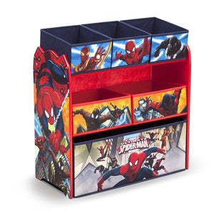 Delta Children Spider-Man Multi-Bin Toy Organizer, Right View a2a 160