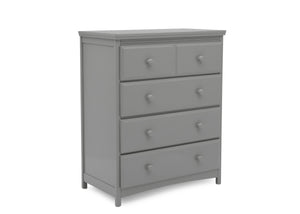 Delta Children Grey (026) Emerson 4 Drawer Chest, Right Silo View 4