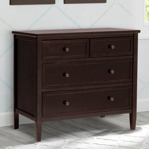 Epic 3 Drawer Dresser with Interlocking Drawers Dark Chocolate (207) 29