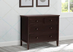 Epic 3 Drawer Dresser with Interlocking Drawers Walnut Espresso (1324) 2