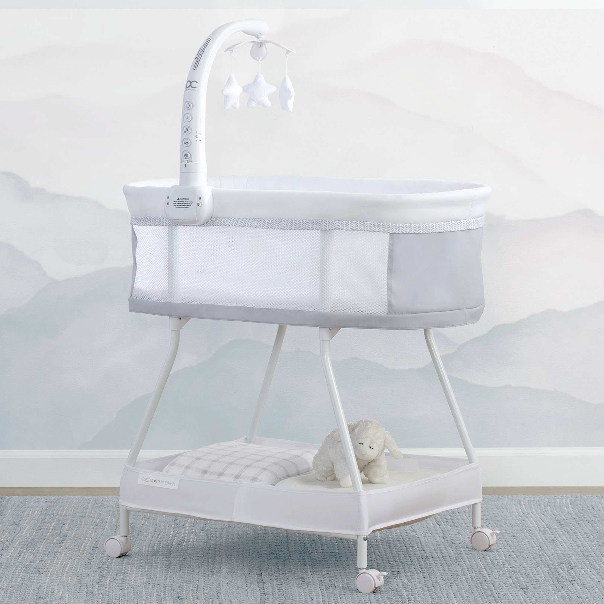 Sweet Slumber Bassinet Grey Summit (2334)