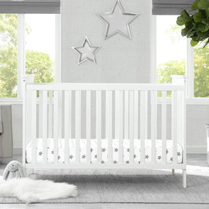 Delta Children Bianca White (130) Adley 3-in-1 Crib (W102130)  6