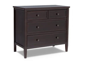 Epic 3 Drawer Dresser with Interlocking Drawers Dark Chocolate (207) 26