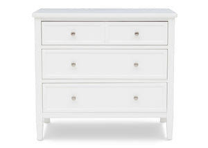 Epic 3 Drawer Dresser with Interlocking Drawers White (100) 34